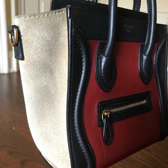 Authentic Celine Micro Nano Luggage Tri-color bag - Picture 6 of 13